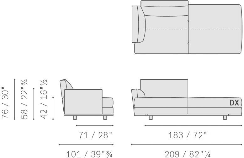Poltrona Frau Модульный тканевый диван La collezione - divani e poltrone sun-id-1451549 - Вид №12