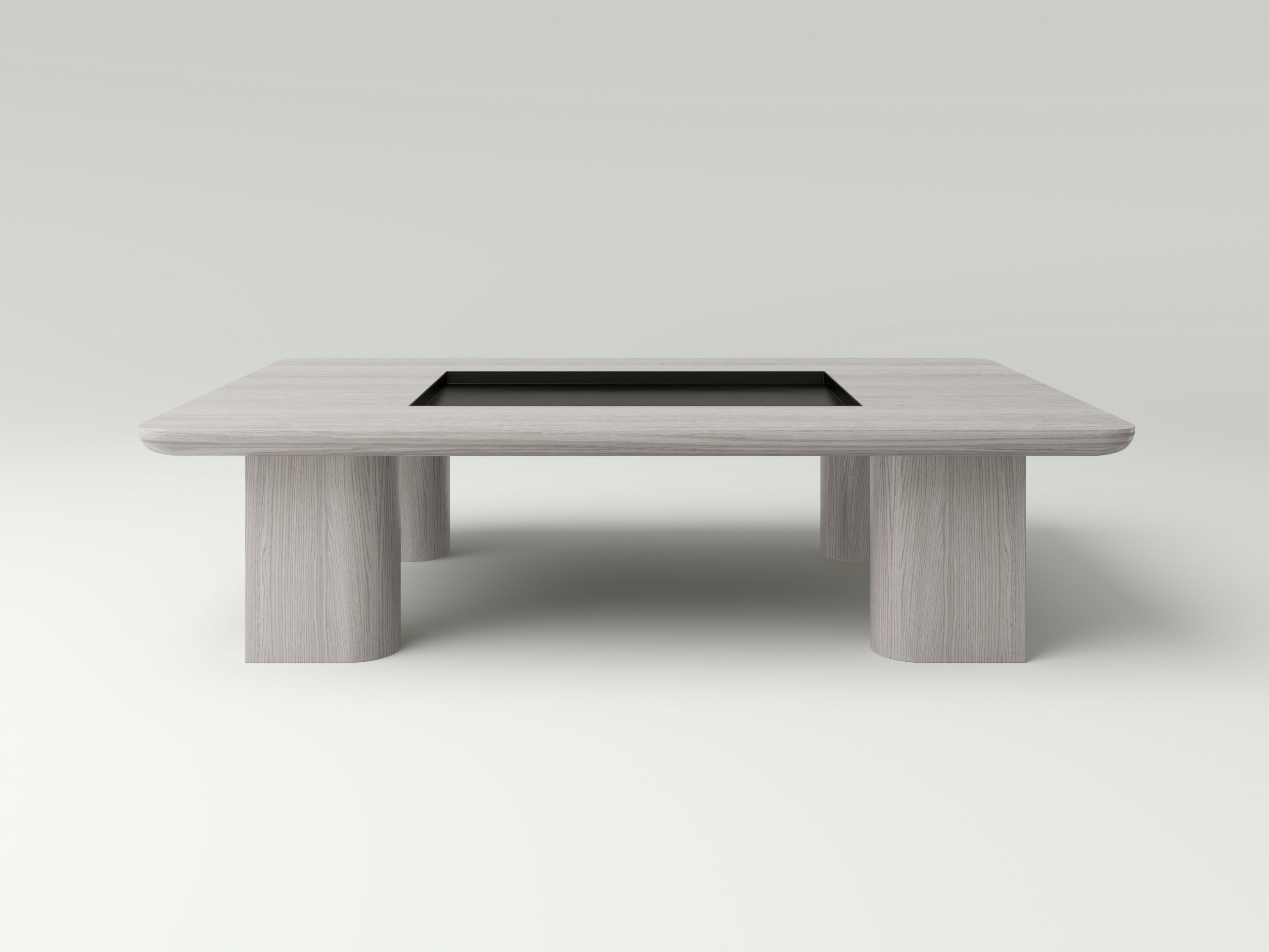 Прямоугольный стол из стали и дерева NITZAN HOME GETA ARCH-00020600