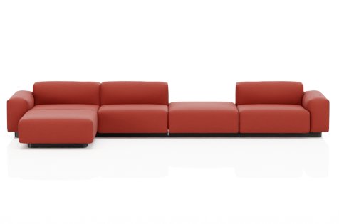 VITRA Мягкий модульный диван четырехместный, платформа, Шезлонг Jasper Morrison, 2016 Vitraglobal sun-id-1986595