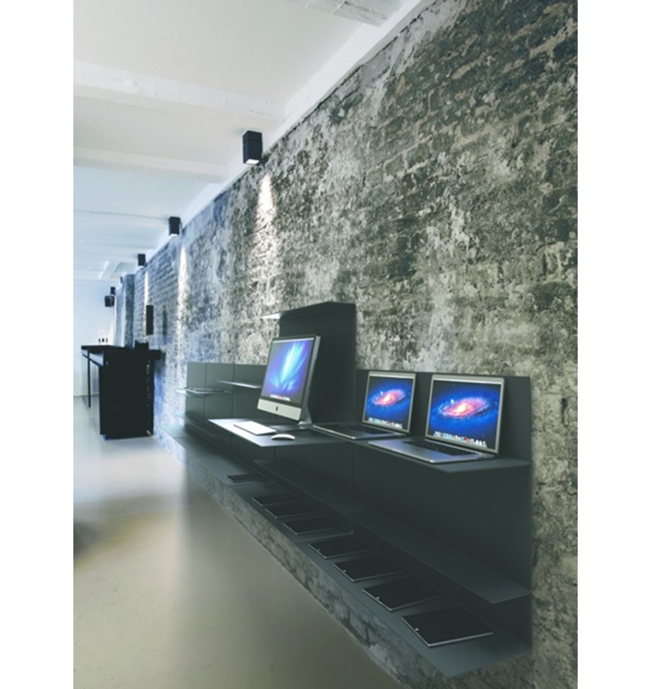 FROST Полка 4036 15x45x60cм » чёрная Алюминий Черный U4036-B  - Вид №7