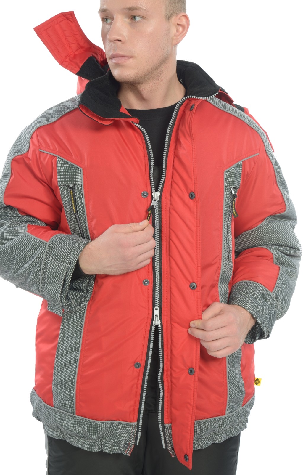 64770 Костюм "Ультра" зимний красно-черный  Зимняя спецодежда  размер 64-66/170-176  - Вид №15