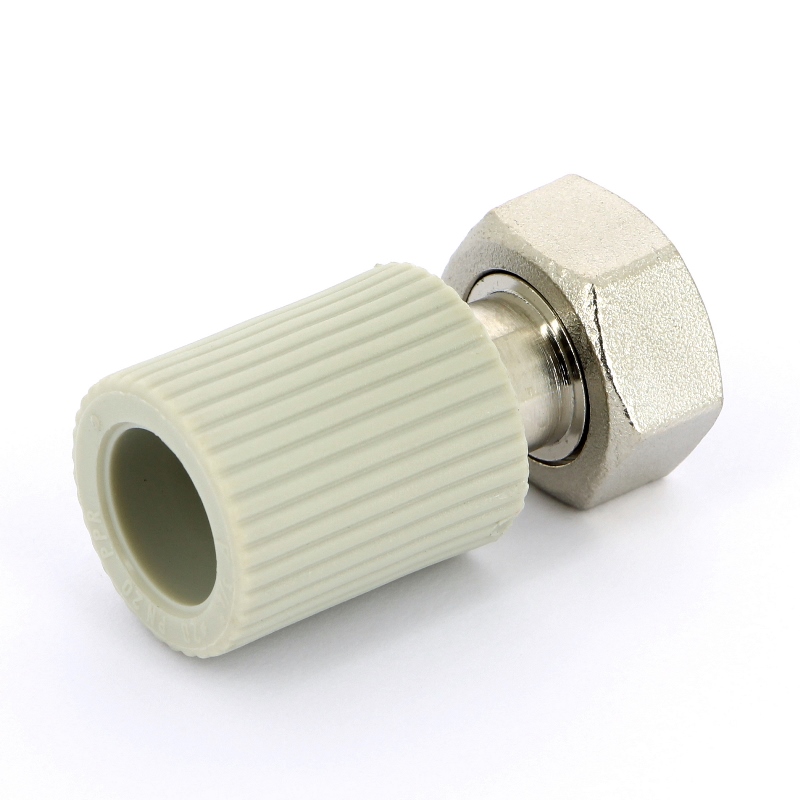 Муфта сварка-В с накидной гайкой FV-PLAST 20х3/4" и вварным латунным патрубком 223021 - Вид №1