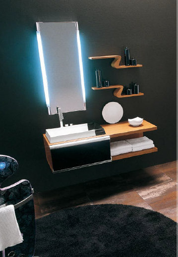 ZM 04 ZAMIA  Комплект мебели для ванной комнаты 140 см ARDECO Ardeco S. R. L 42425 - Вид №1