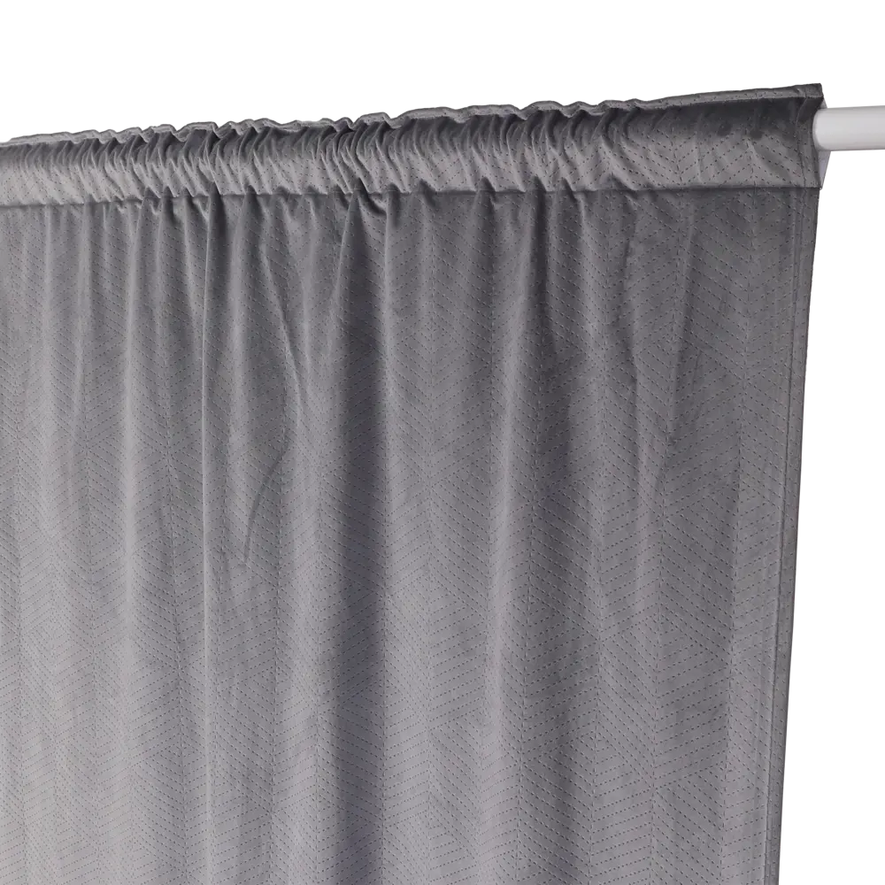 Штора на ленте Brinas 140x280 см цвет серый INSPIRE STLM-2197220 - Вид №2