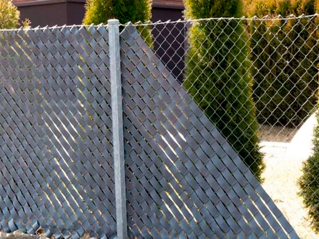 Заборная лента серая 48 мм ГеоПластБорд GPBST-172 - Вид №10