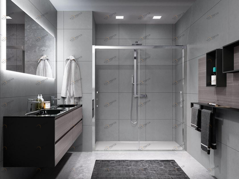 NOVELLINI Душевая ниша с раздвижной дверцей Rose rosse sun-id-1407154