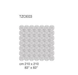 Квадратный ковер из узорной веревки Paola Lenti High Tech ARCH-00055501 - Вид №2