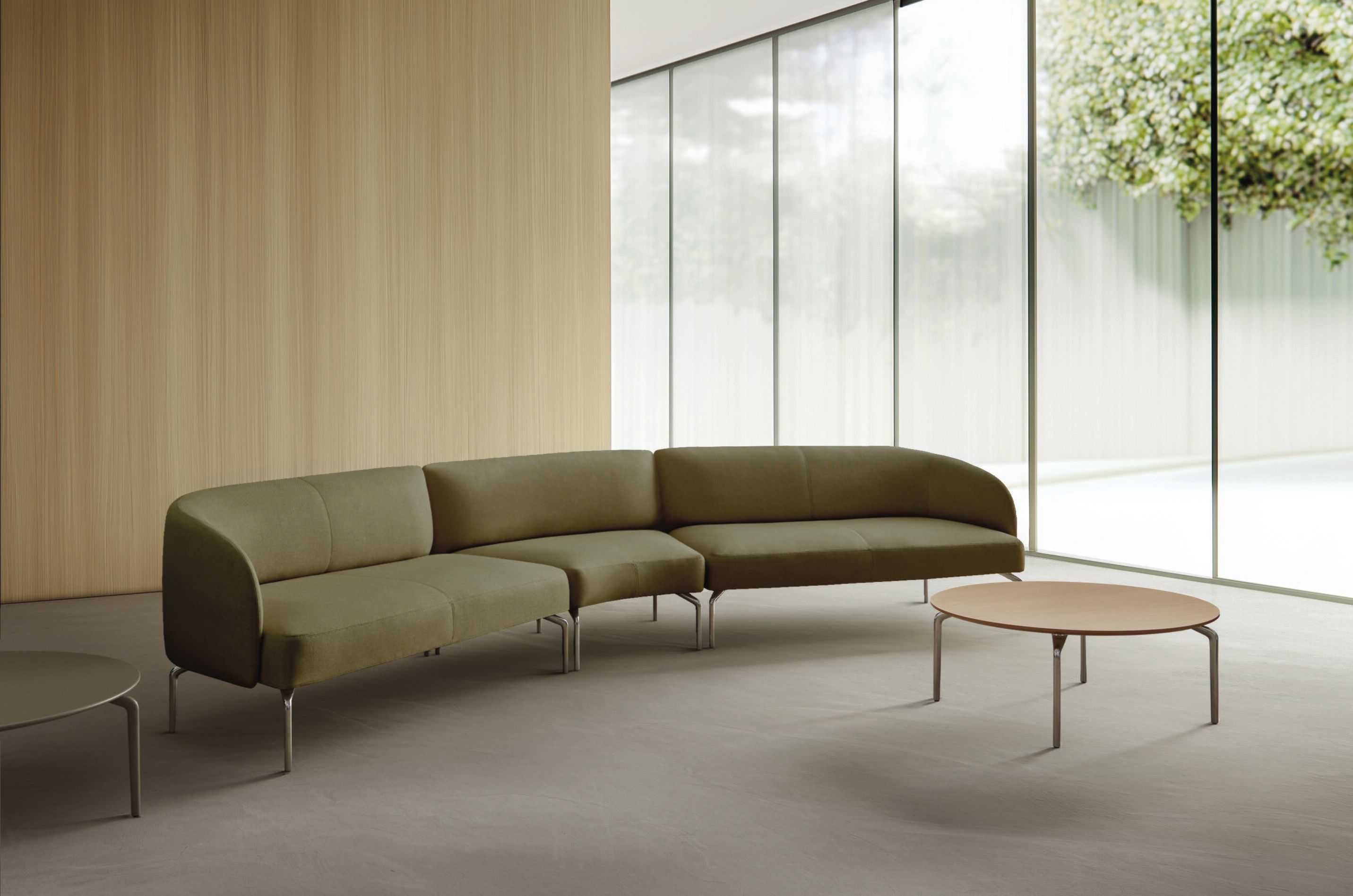 Деревянный низкий круглый журнальный столик INCLASS Kern ARCH-00148423 - Вид №9