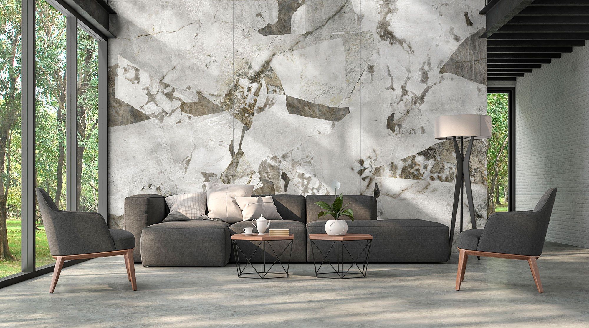 Декоративная панель из алюминия, стекла или ПММА Tecnografica Grandi Marmi ARCH-00074380 - Вид №1