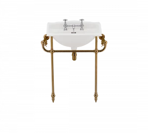 Gentry Home Таз большой белый Victorian Бронза GH100853