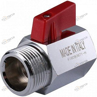 Кран шаровый STOUT ВН Mini 3/4" стандартный проход, флажок SVB0022000020