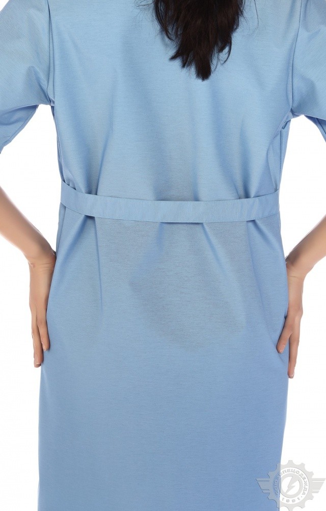 61744 Халат "Радуга" короткий рукав  Одежда для обслуживающего персонала  размер 44 Спецодежда  - Вид №6