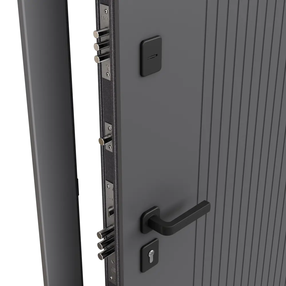 Дверь входная металлическая Torex 86x205 см правая клауд скай ферро с зеркалом STLM-2108541 - Вид №2