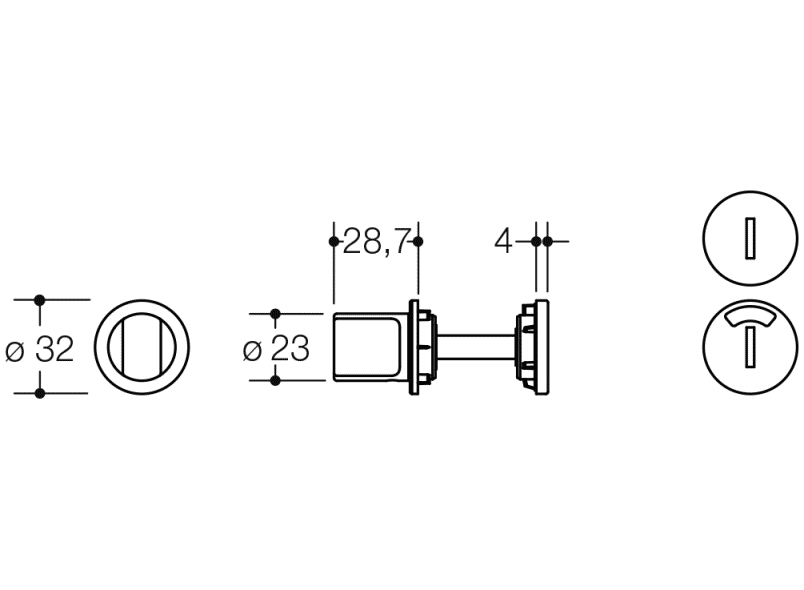 306PCMNR туалетная розетка HEWI System 111 | Polyamid  - Вид №7