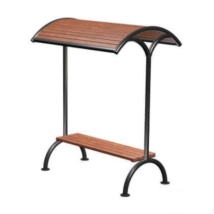 VEHF01.01.01-MS.SN ВЕГА Half 1, скамья уличная LAB.Space 