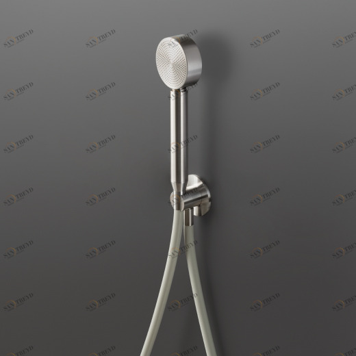 Круглый ручной душ диаметр 70 мм с кронштейном и подключение воды  LTZ90 CEADESIGN 