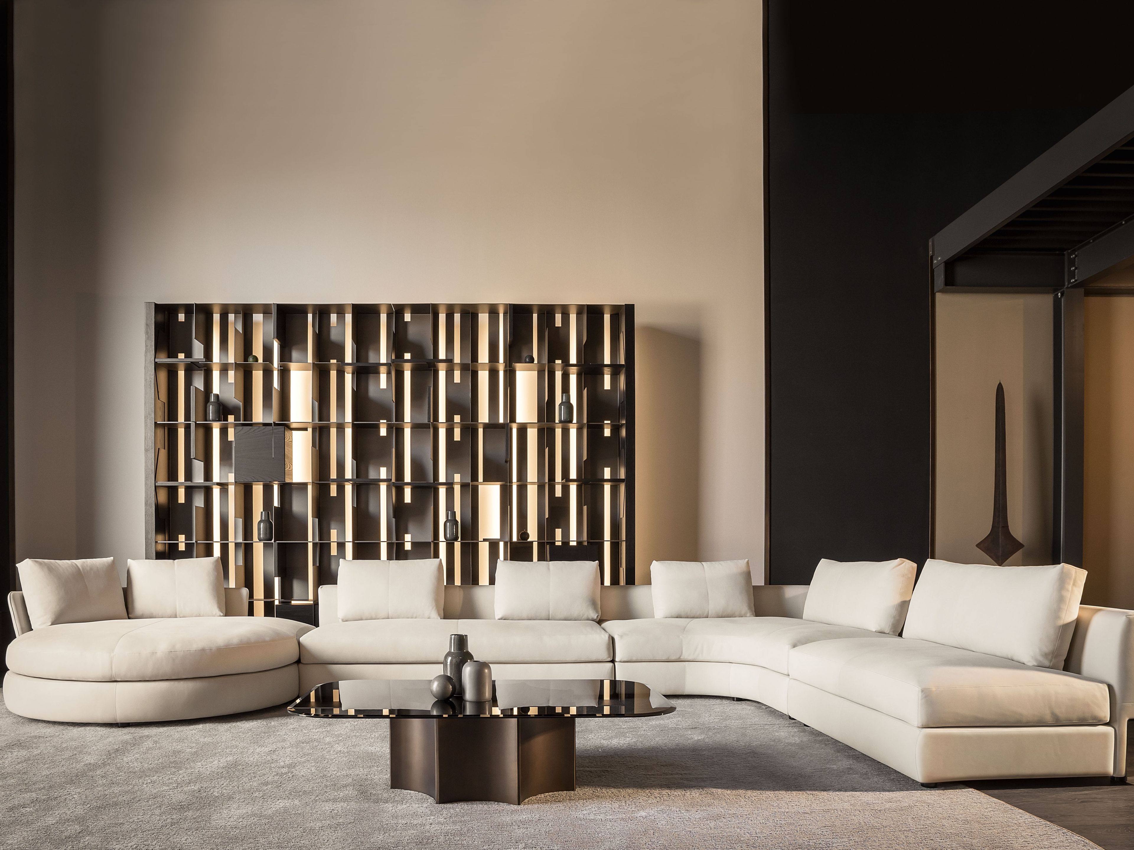 Тканевый диван с полуостровом Cantori Оазис ARCH-00073114 - Вид №1