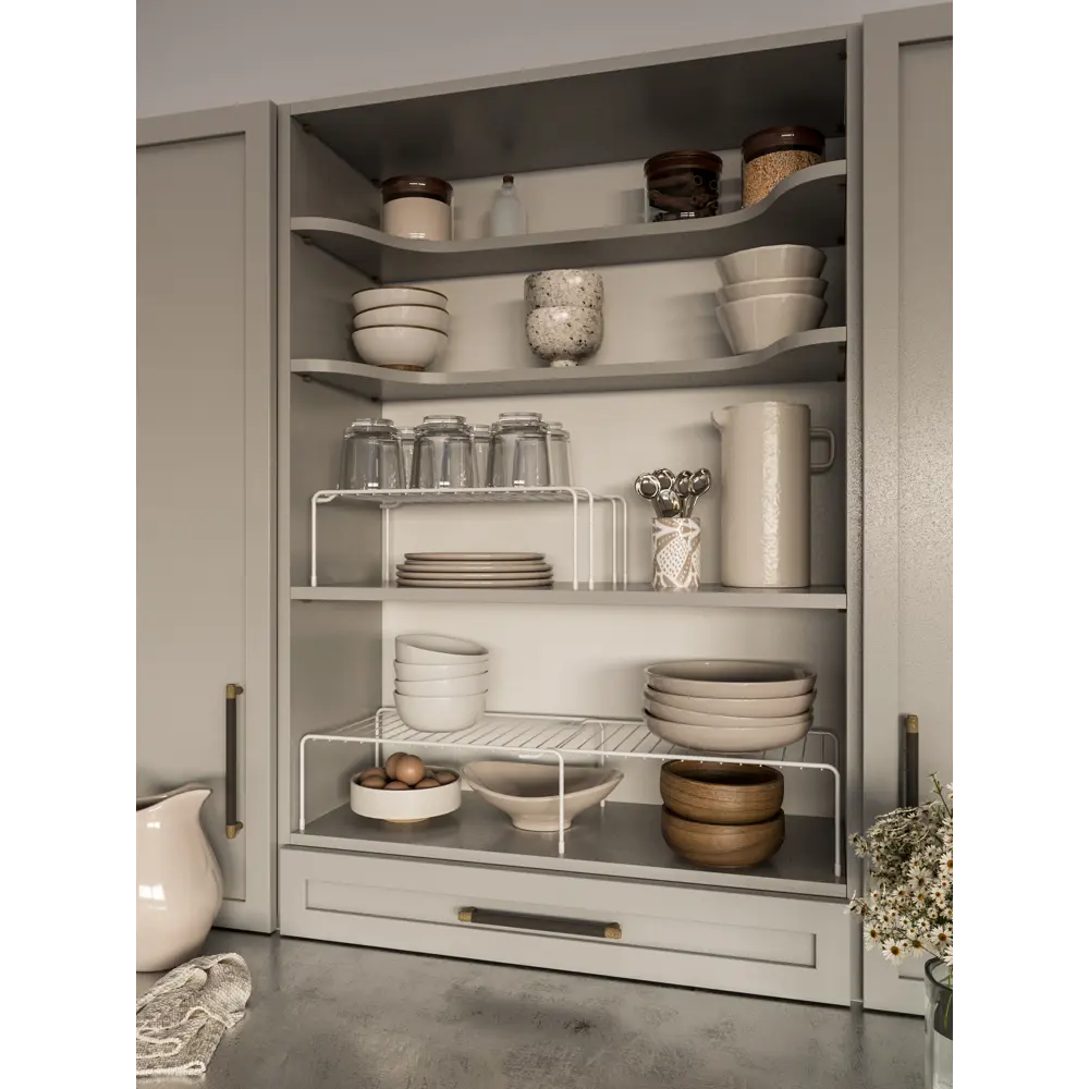 Полка для шкафа 75x25 см KONSENSA сталь цвет белый No STLM-2081400 - Вид №2