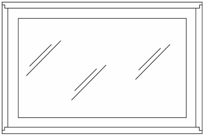 Arvestyle Зеркало прямоугольное в раме Prima classe Ks-e805 - Вид №2
