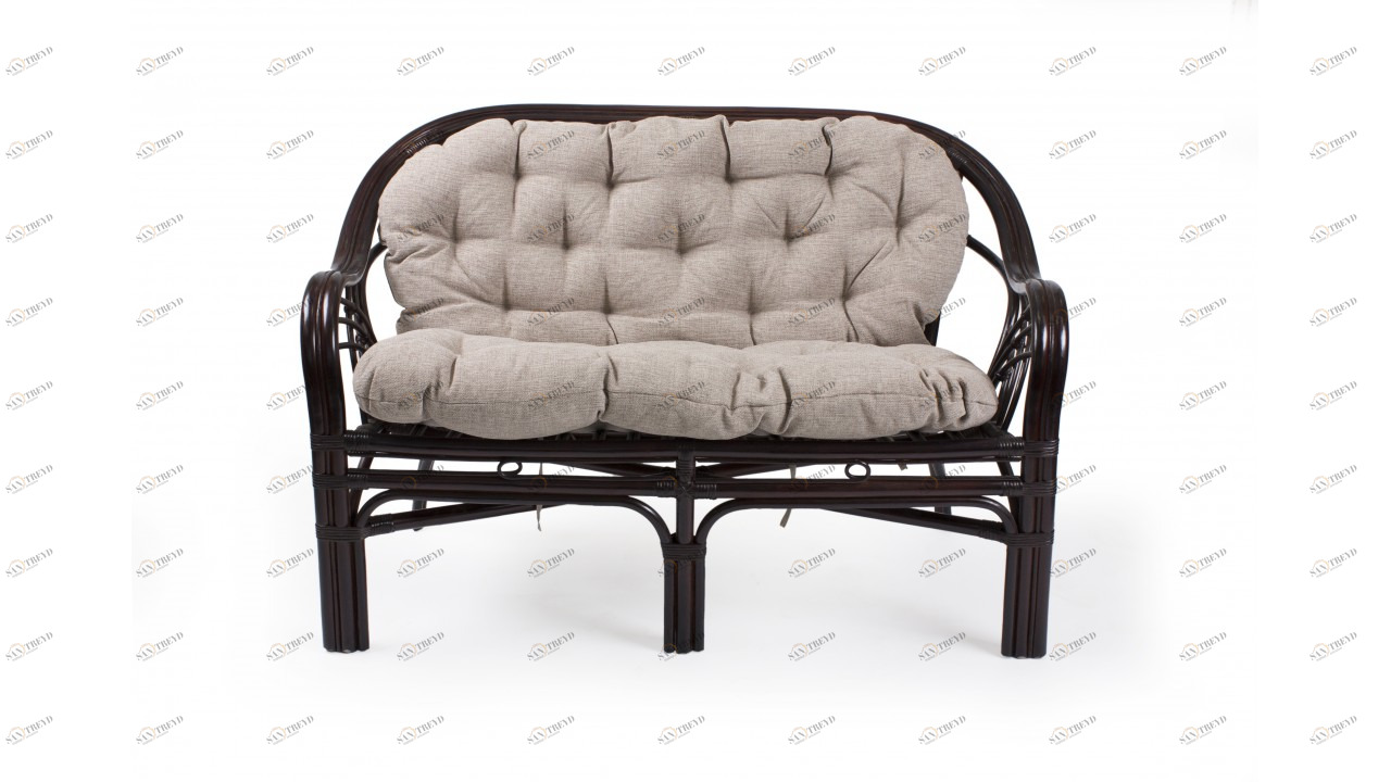 Диван мягкий, ротанг Roma IMPEX  040216 Бежевый 