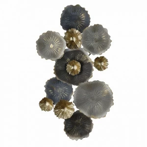 Панно настенное металлическое 66 см 93009 Tomas Stern TOMAS STERN  00-3865436 Серый;черный