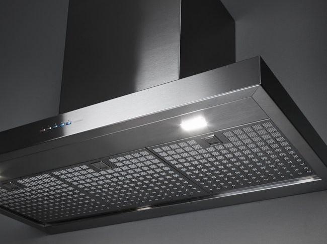 Настенная вытяжка из нержавеющей стали с активированным углем Silence - nrs Santreyd sun-id-1432277 - Вид №1