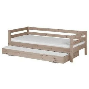 Кровать Flexa Classic с выдвижным спальным местом, коричневая, 200 см