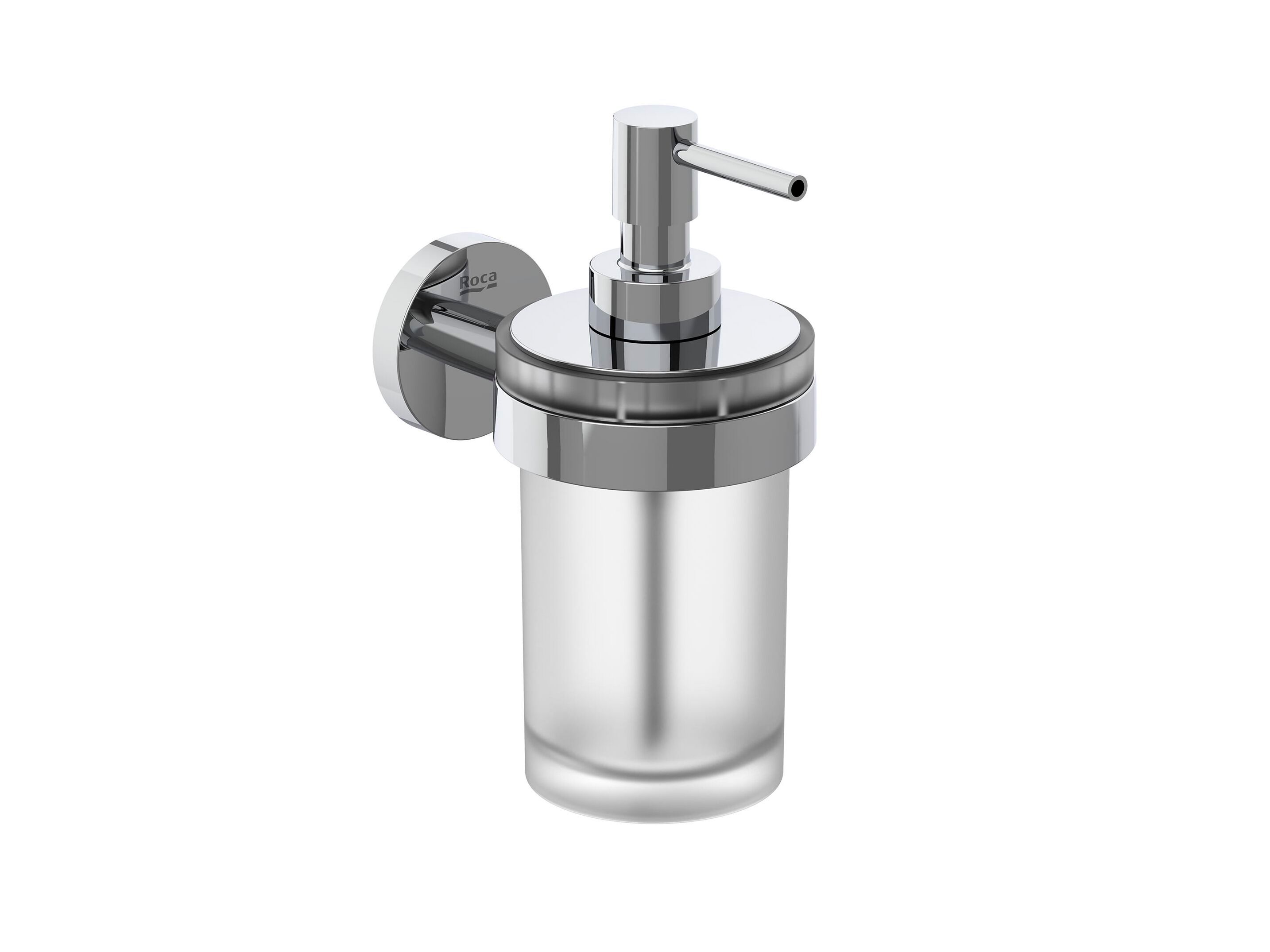 Диспенсер для мыла из стекла и металла Roca Compas ARCH-00083081