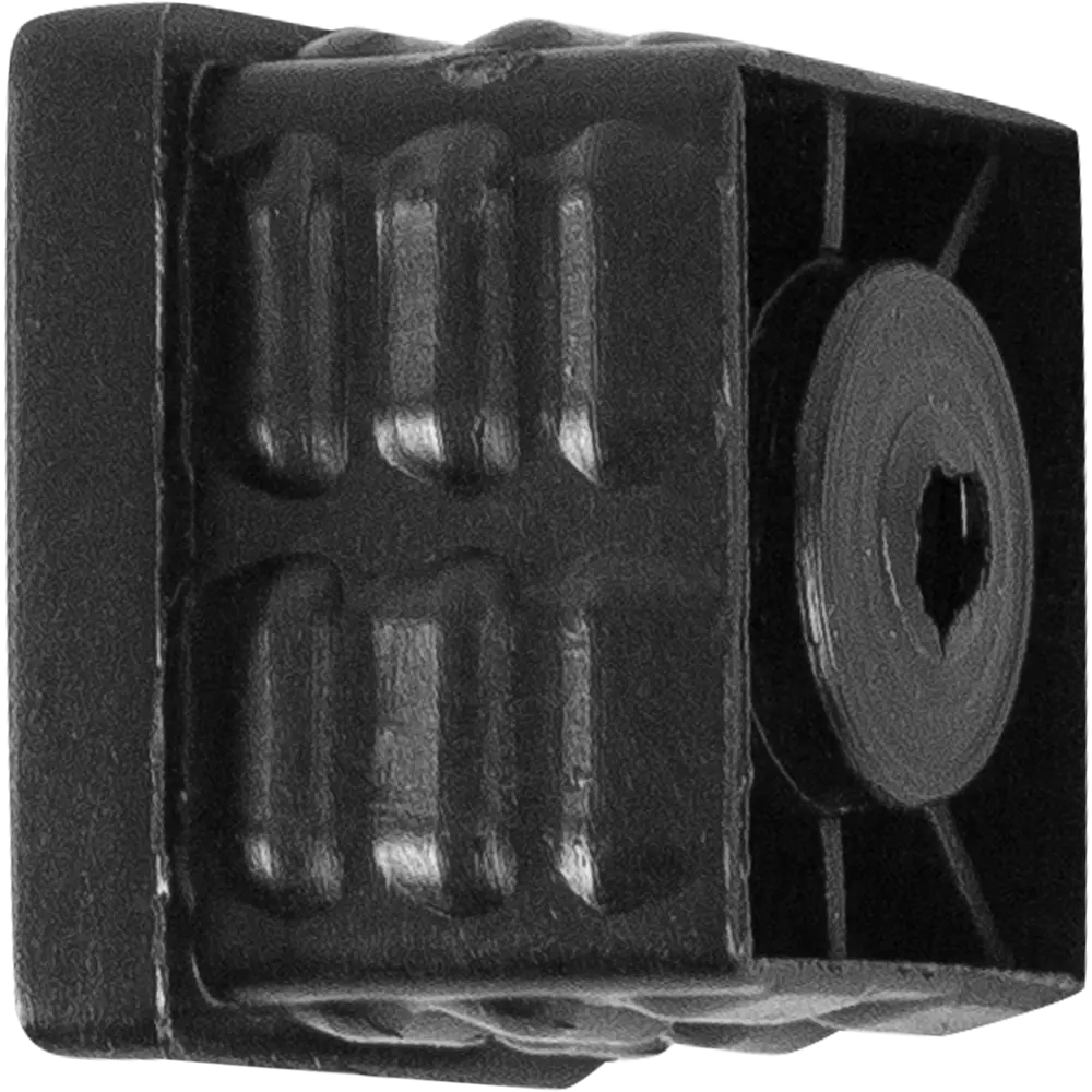 Подпятник для пластиковых ножек 25 мм резьба М10 пластик 4 предмета цвет черный LARVIJ STLM-2041384 - Вид №3