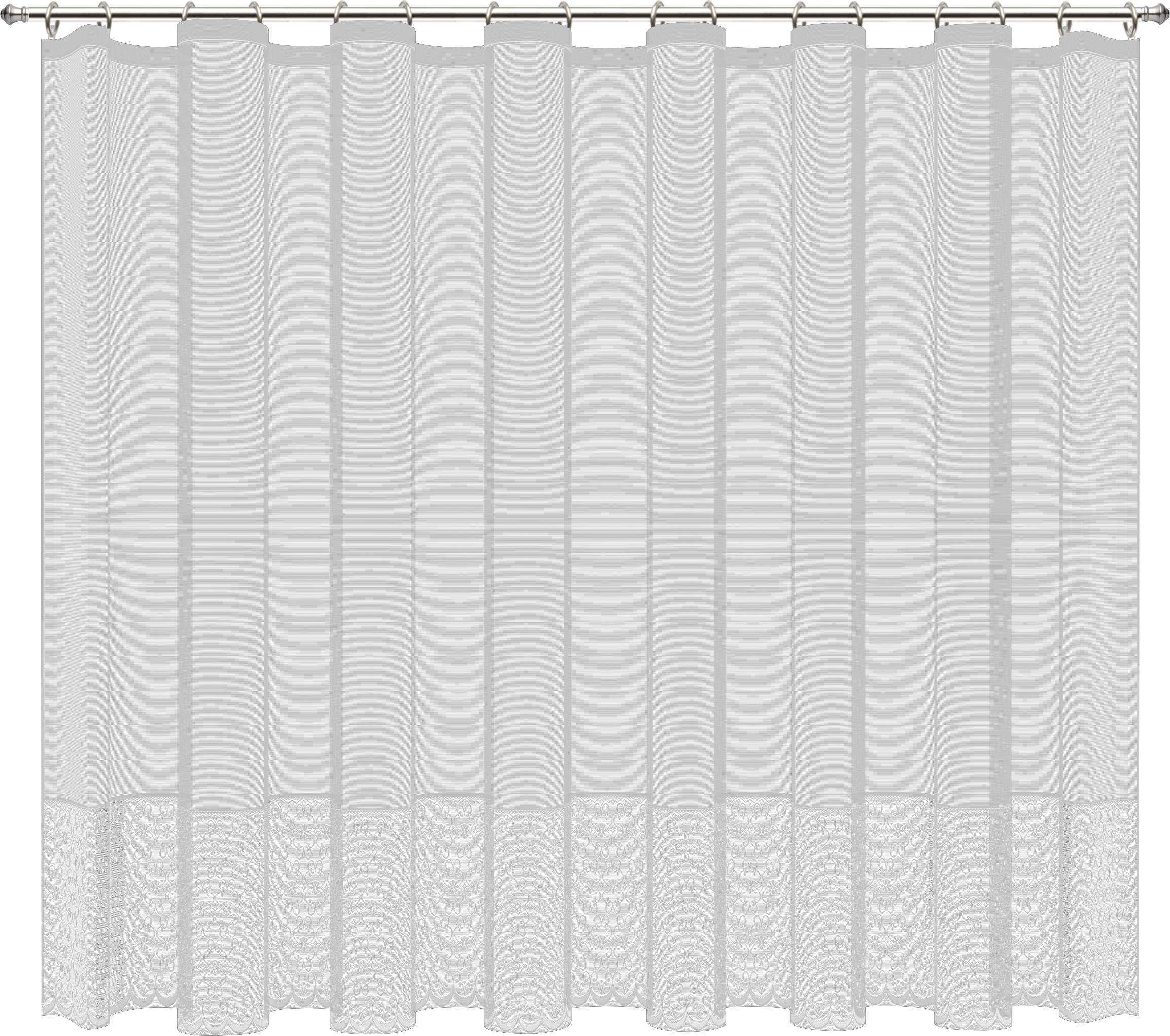 Тюль Santreyd Изящество с вензельным орнаментом для кухни 300×160 см 89077315