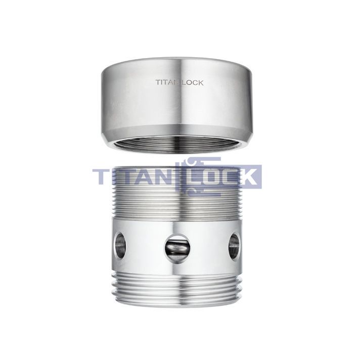 Воздушный клапан двойного действия, DN80, нерж.304, TLAV80DA-S TITAN LOCK  - Вид №2