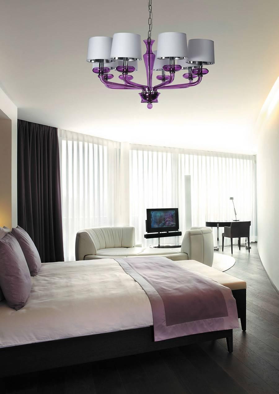 Подвесная люстра Divinare Veneto 1155/03 LM-8 DIVINARE ДИЗАЙНЕРСКИЕ, VENETO 074585 Белый  - Вид №2