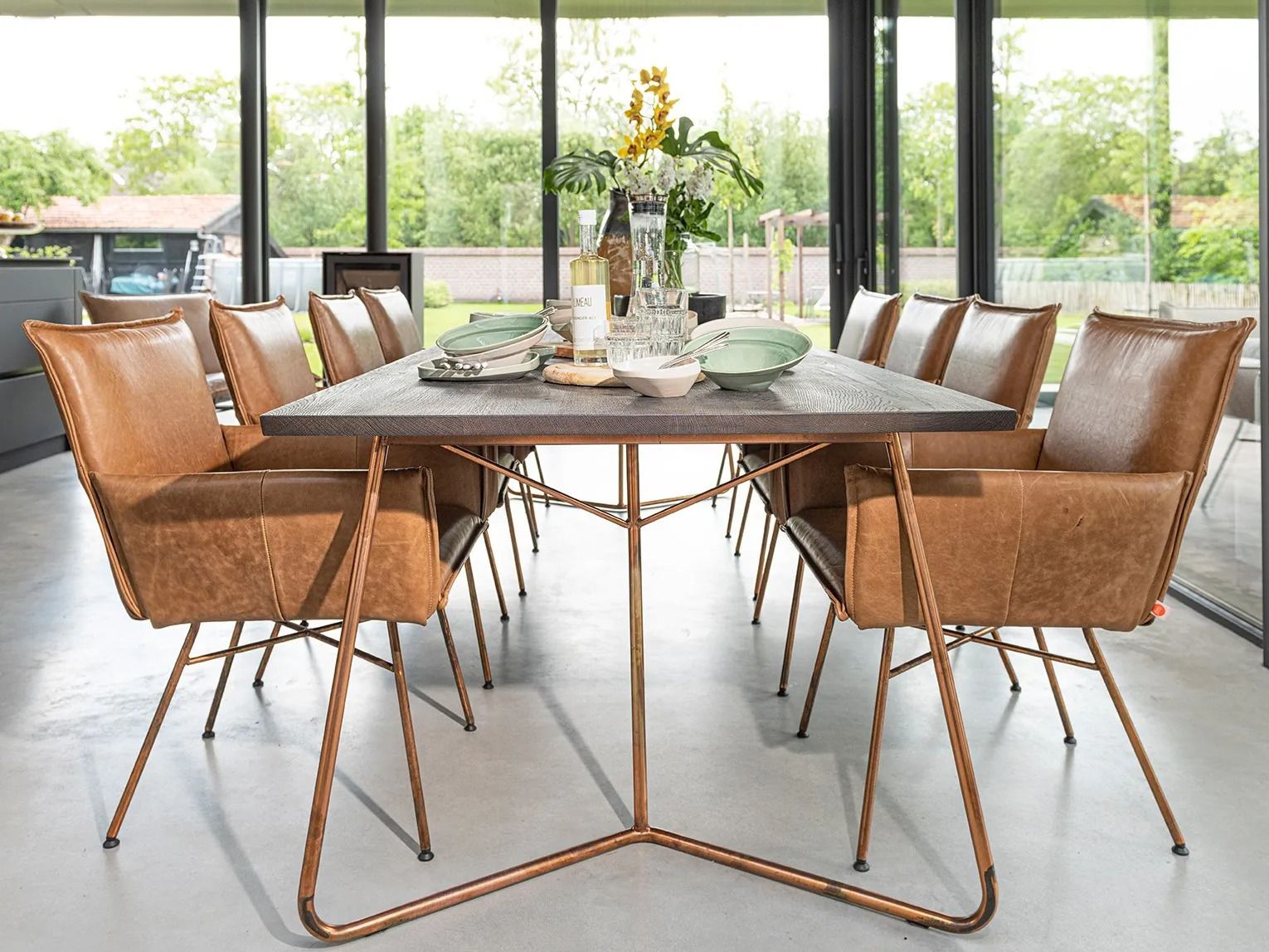 Деревянный прямоугольный обеденный стол Jess ARCH-00020217 - Вид №3