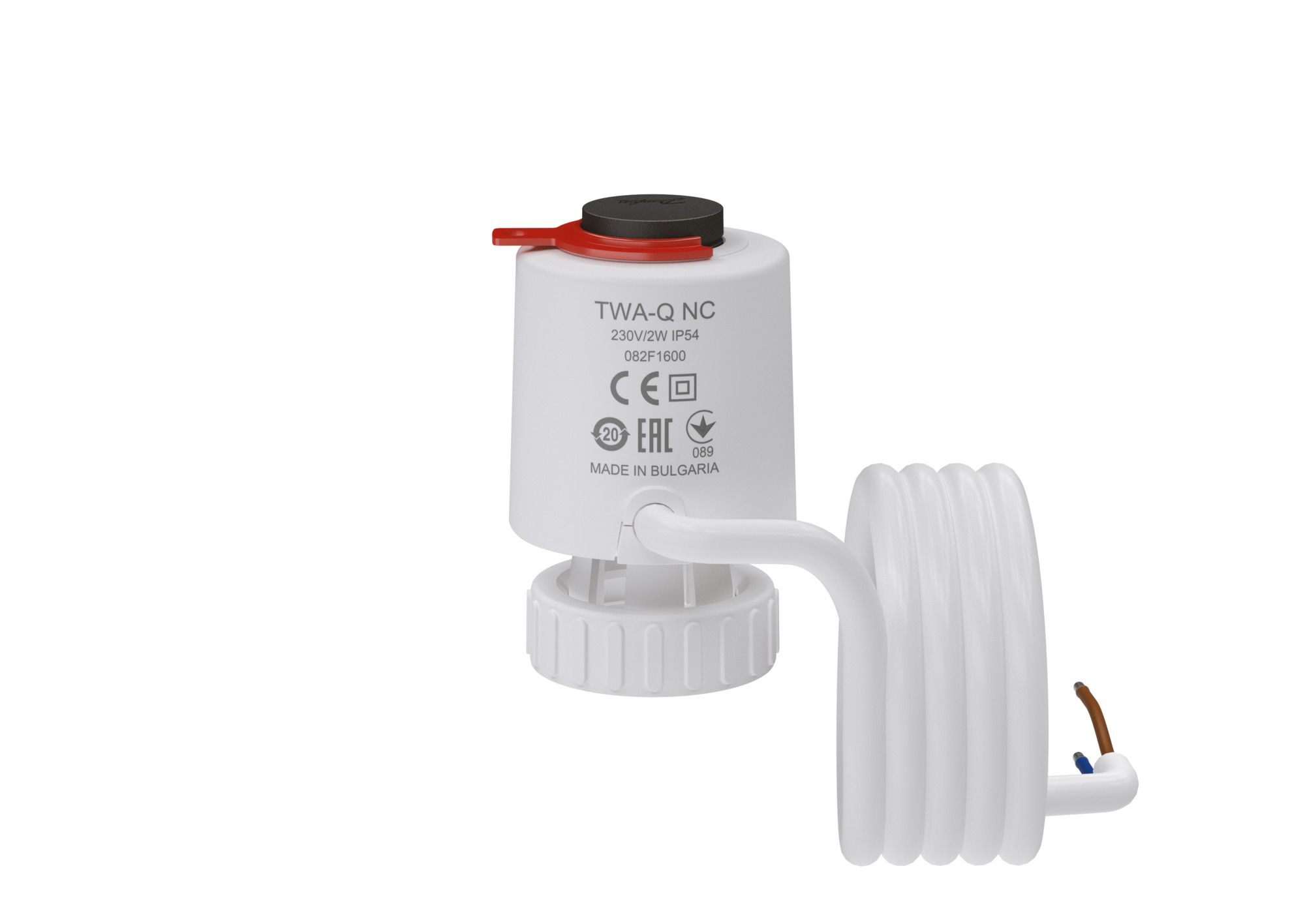 Danfoss Термоэлектрические приводы для клапанов AQT TWA-Q 230В NO для AQT DN10-32 каб.1,2м 082F1601  - Вид №45