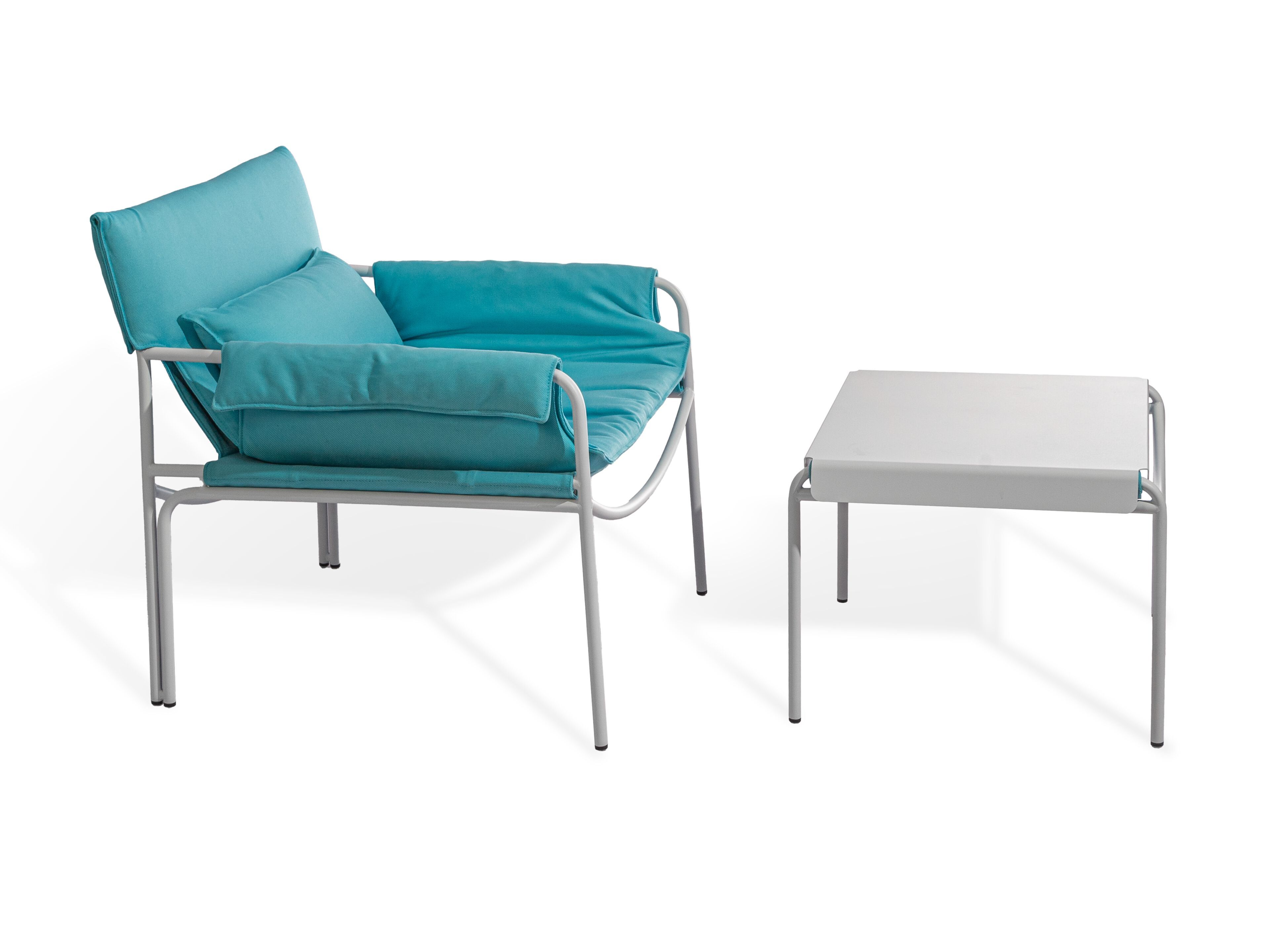 Стальной прямоугольный садовый стол KFF бассейн ARCH-00066925 - Вид №3