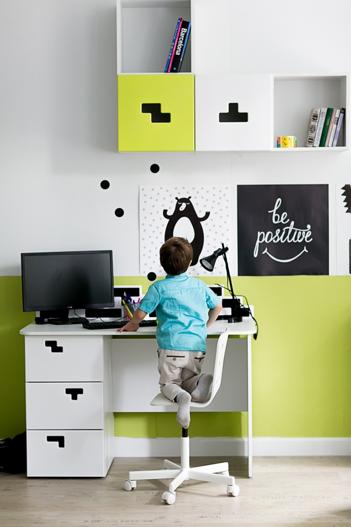 Детский письменный стол с ящиками левый "Продленка" МАНДАРИН ПРОДЛЕНКА 178743 Белый Santreyd  - Вид №9