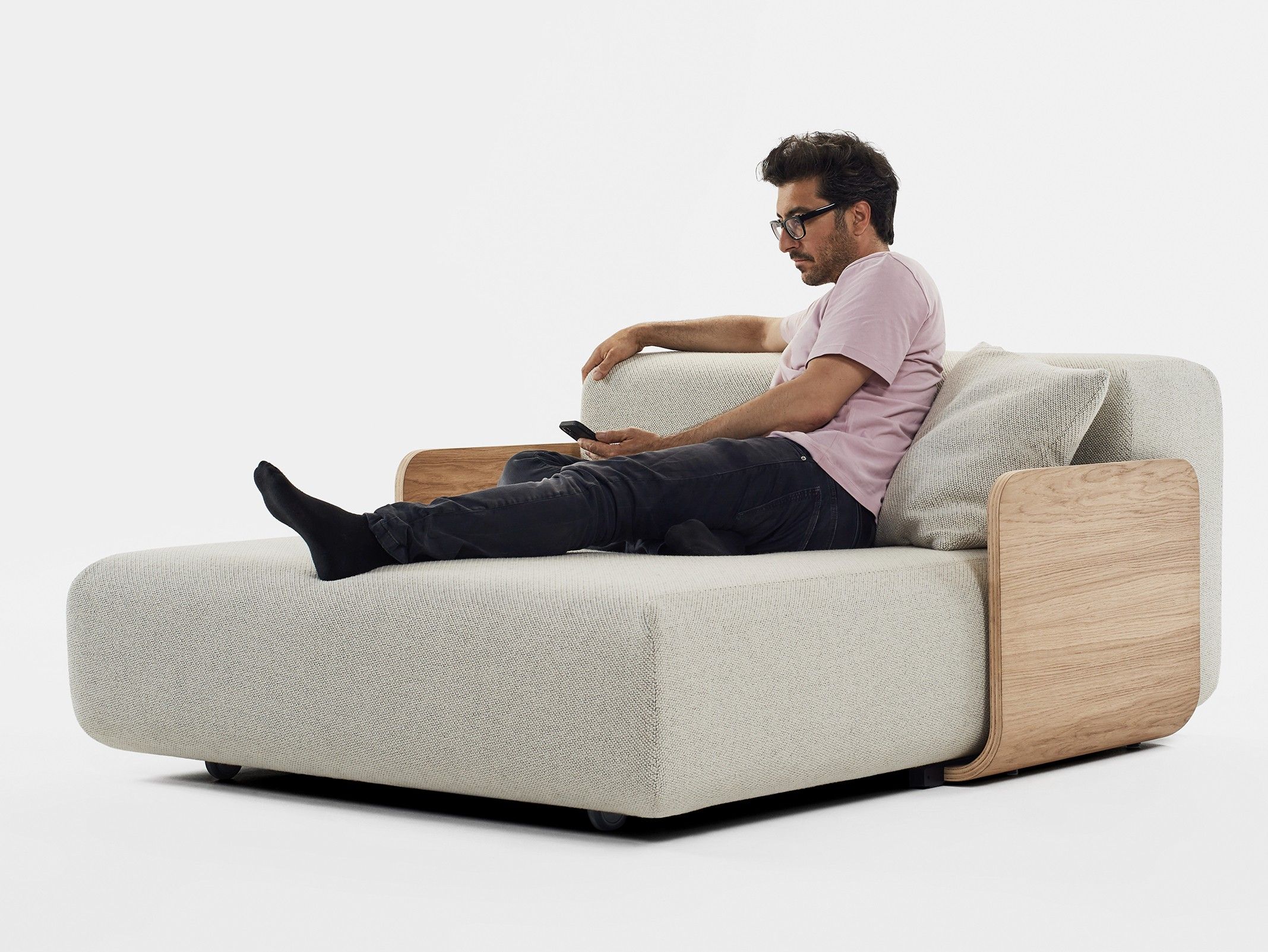 Dormeuse ткань кровать prostoria Klaster ARCH-00131768 - Вид №1