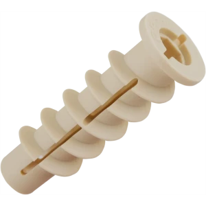 Дюбель для газобетона 10x70 мм нейлон цвет серый 15 шт.