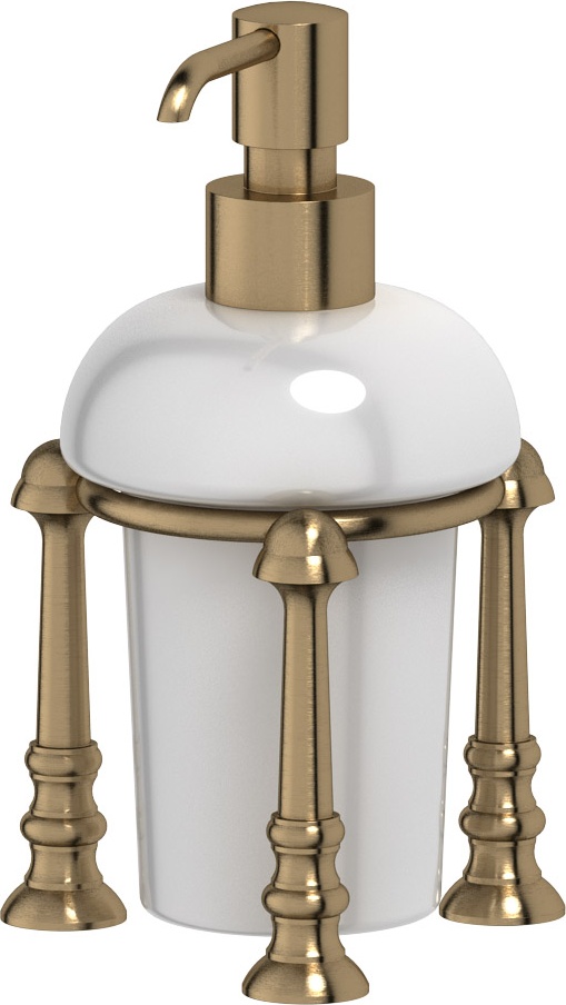 STI 529 Держатель дозатора жидкого мыла настольный 3SC STILMAR ANTIQUE BRONZE Treesseci 3SC