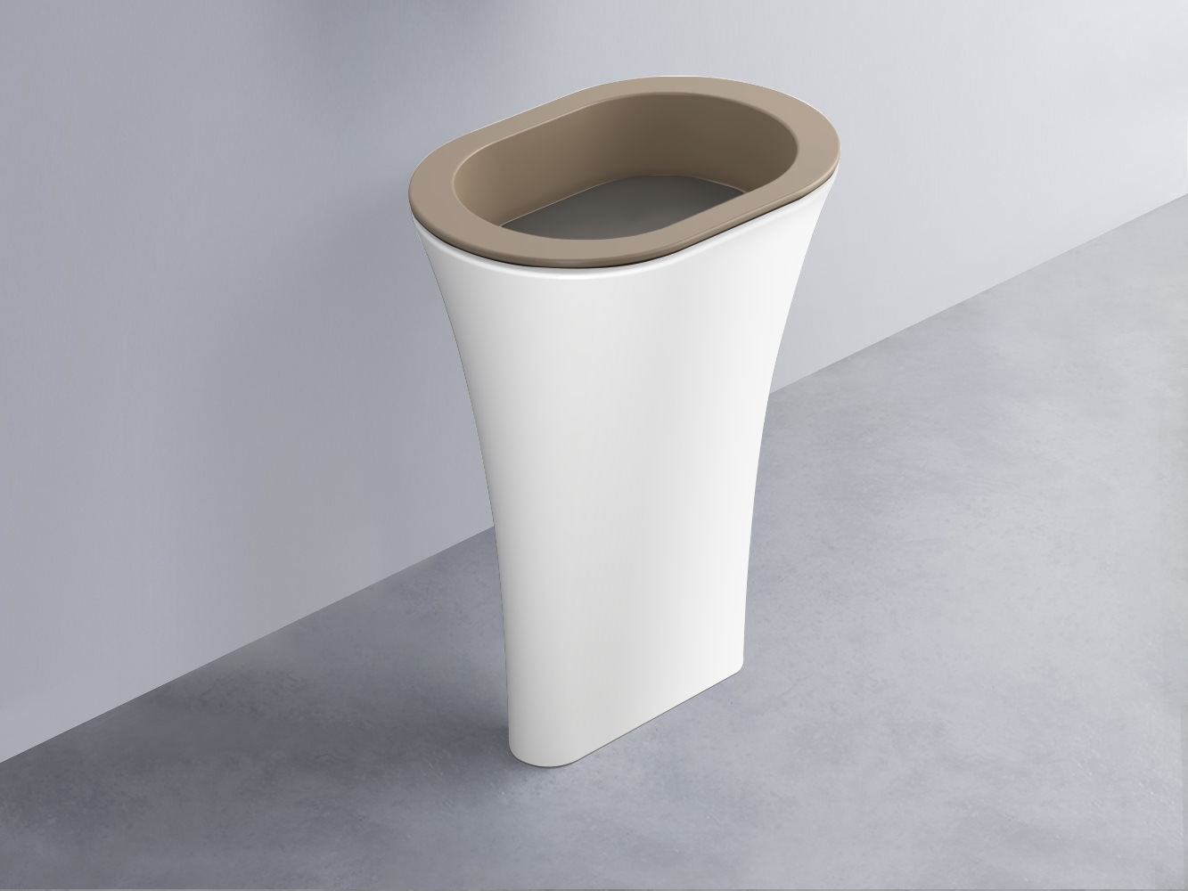 AMLA65-AN+AMPILO-FN+AMCOLO-BL Раковина Amedeo Ovale отдельностоящая cielo Enjoy + Amedeo Ceramica Cielo