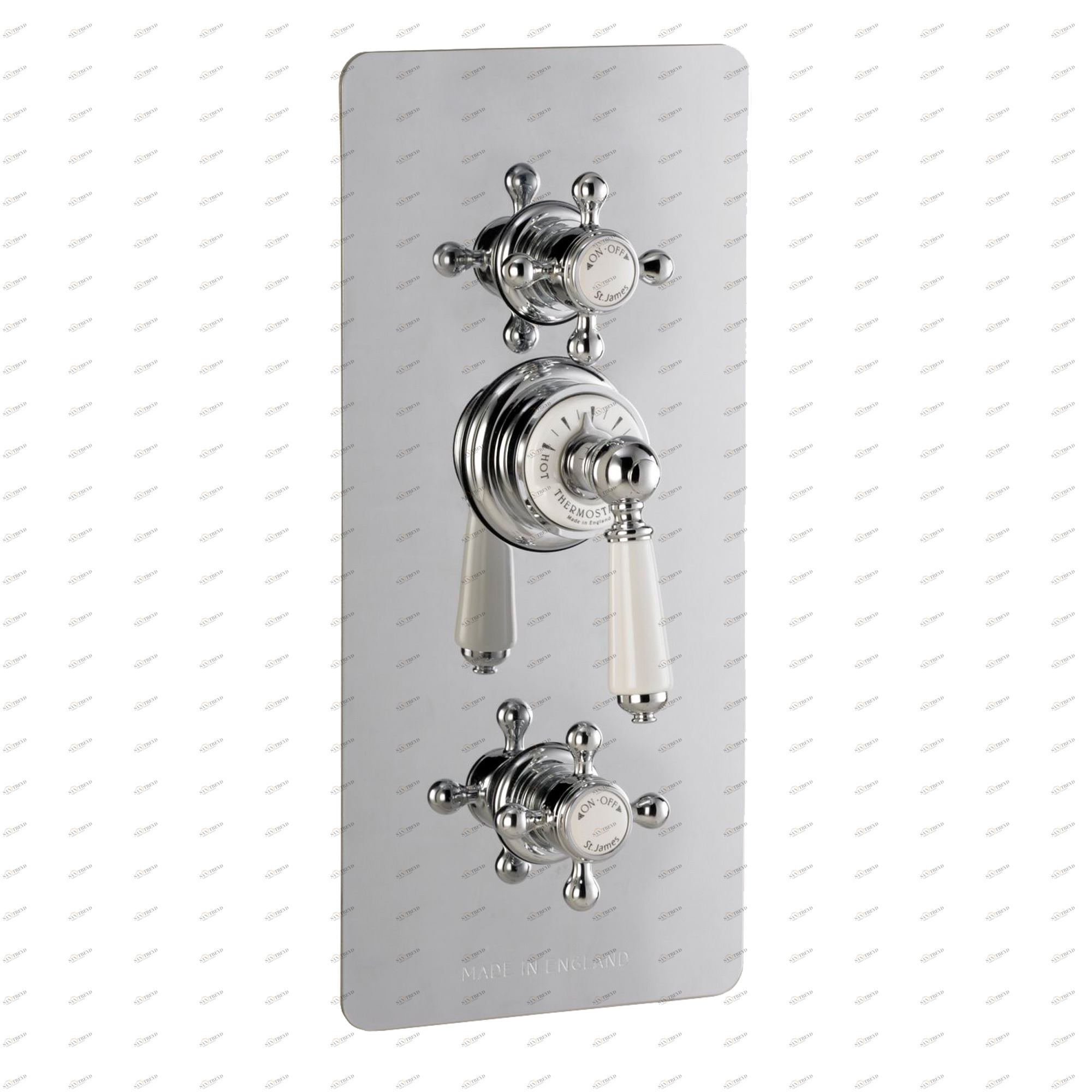 Traditional bathrooms Термостатический смеситель для душа с накладкой Tb772.614.ag 