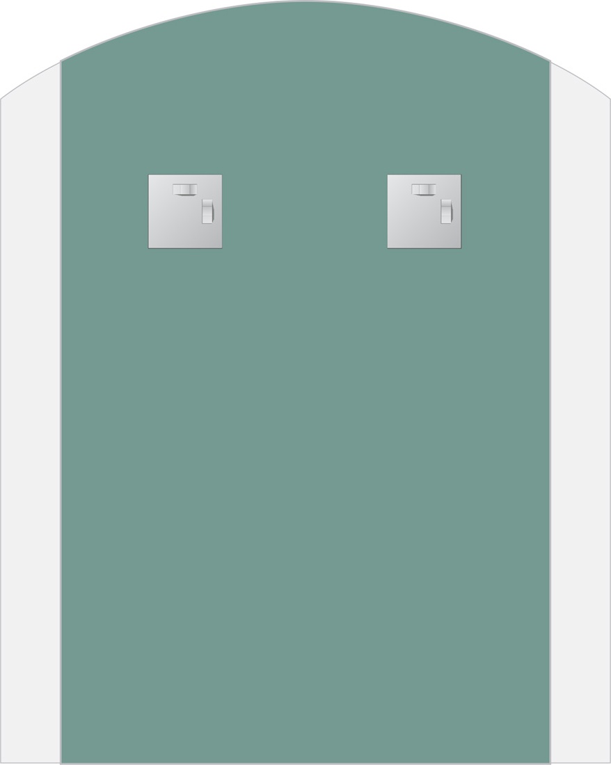 BY 0412 Зеркало с матированием EVOFORM Fashion - Вид №2