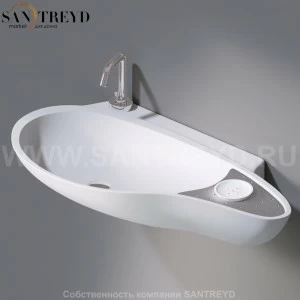 L235T0R1V4..101 Подвесная раковина настенная овальная A. e T. Italia SPOT белая