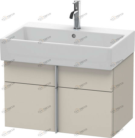 VA650609191 Vero Air Тумбочка подвесная Серо-коричневый декор Duravit