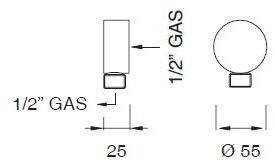 Ceadesign Водозаборник из нержавеющей стали Free ideas sun-id-1389697 - Вид №1