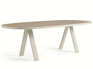 ТИК овальный садовый стол