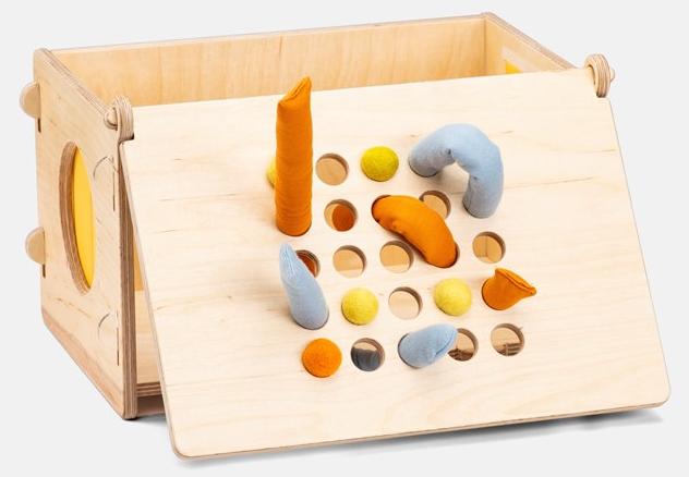 Edu2 Сенсорная игрушка для детей из фанеры sun-id-1470685 - Вид №3