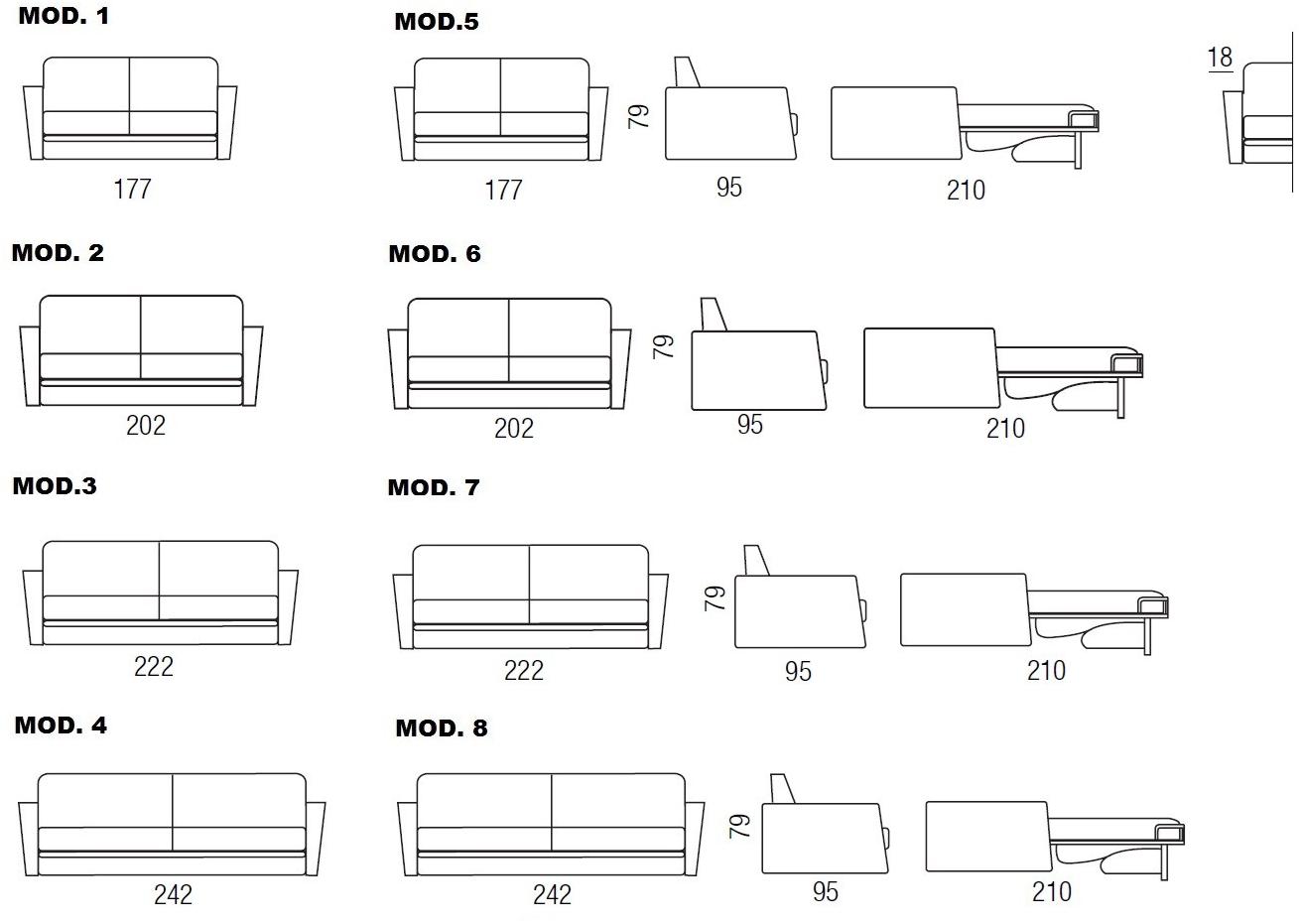 Milano Bedding 3-х местный диван-кровать со съемным чехлом sun-id-1470147 - Вид №5