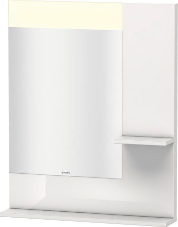 VE732005252 Vero Зеркало с полочками сбоку и внизу Европейский дуб, декор Duravit - Вид №1