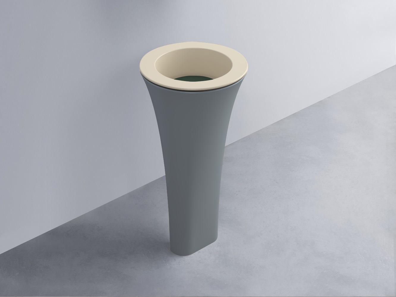 AMLA45-LN+AMPILT-MU+AMCOLT-BR Раковина Amedeo Tondo отдельностоящая cielo Enjoy + Amedeo Ceramica Cielo